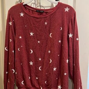 Wildfox red long sleeve
